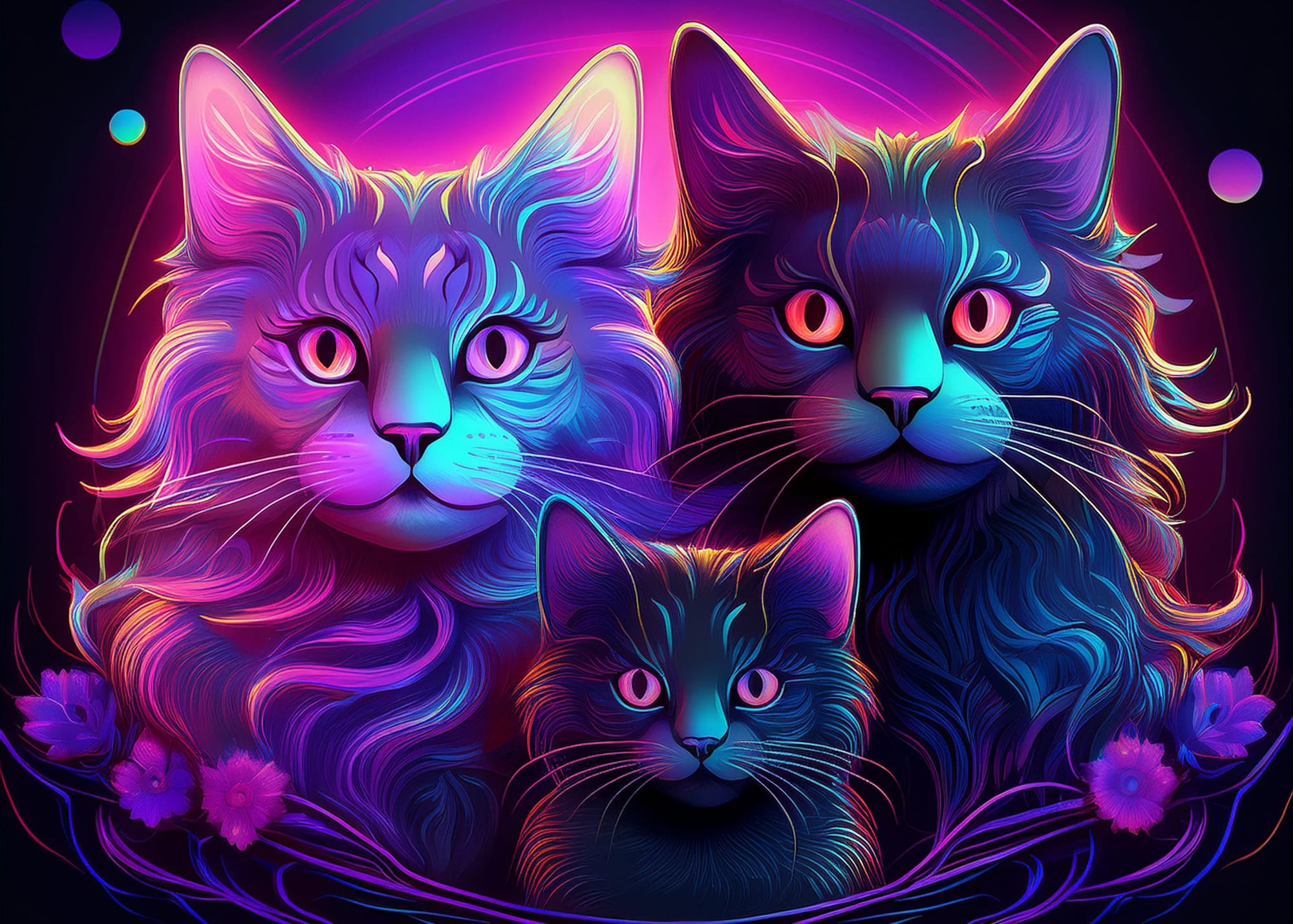 two elder cats welcome a new kitten into writing with Civics Corner